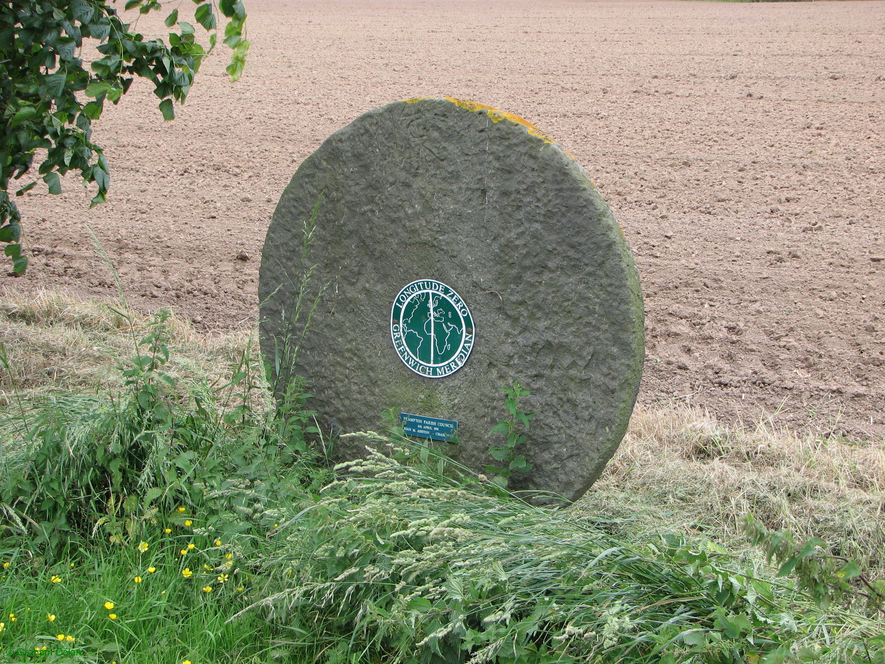 Greenwich Meridian Marker; England; Lincolnshire; Frampton Marsh